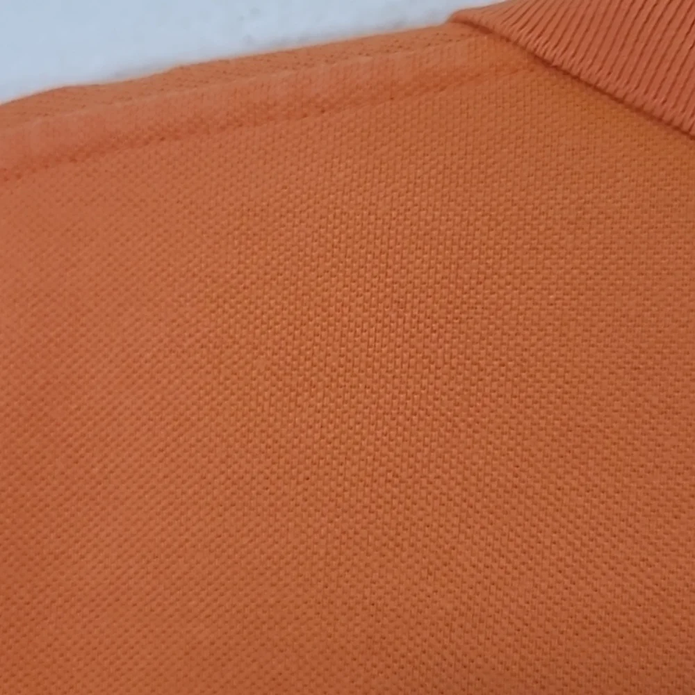 POLO by RALPH LAUREN Men's Orange Short Sleeve Polo Shirt, size Large